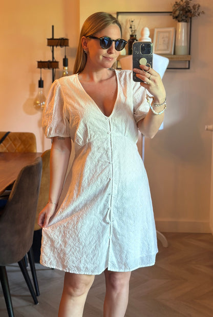Robe broderie anglaise coton T.40