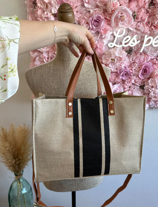 Sac cabas en toile avec anse