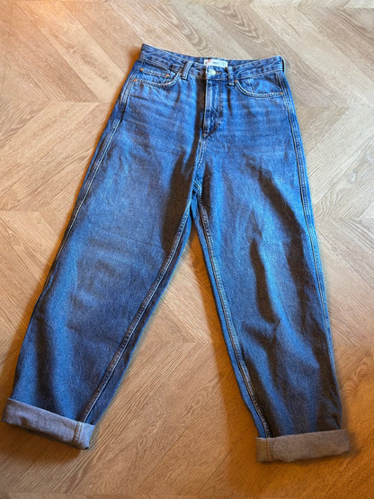 Jean droit uni Denim 100 % coton T.36