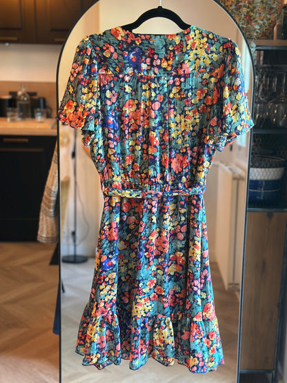 Robe fleurie multicolore T.36/38