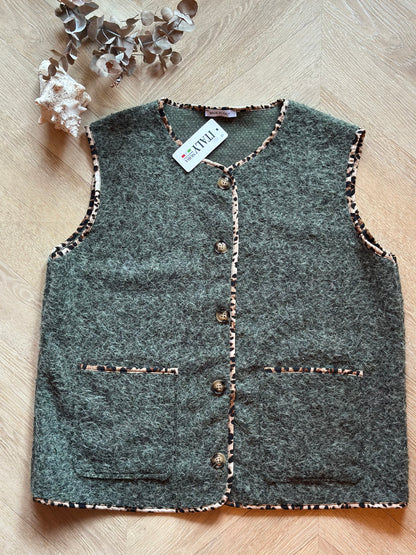 Gilet sans manches léopard modele au choix neuf - T.U