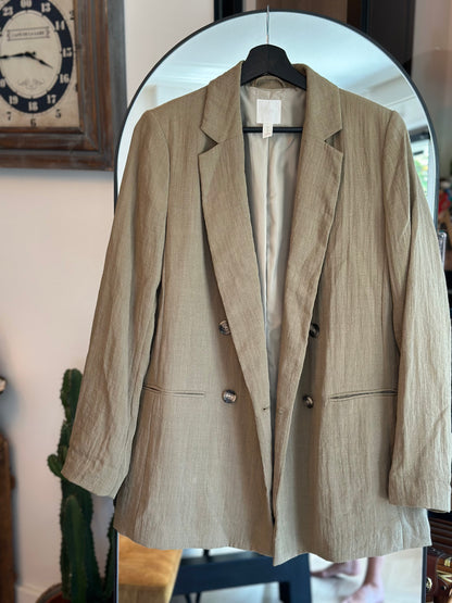 Blazer vert kaki H&M – Taille 40