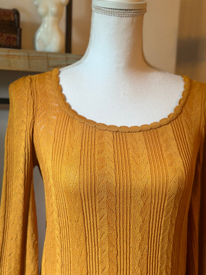 Haut maille unie texturée T.34