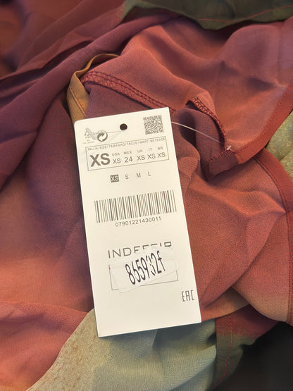 Robe longue dégradé multicolore - T.34 - Neuf