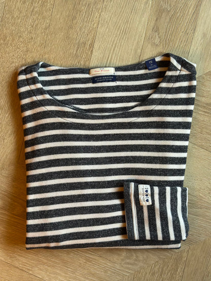 Pull marinière rayé en coton T.38