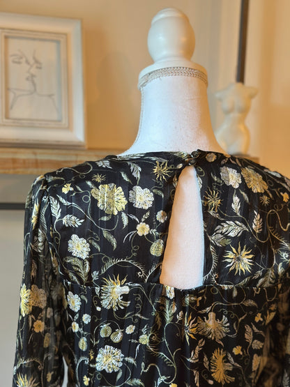 Robe fluide imprimé fleurs T.38