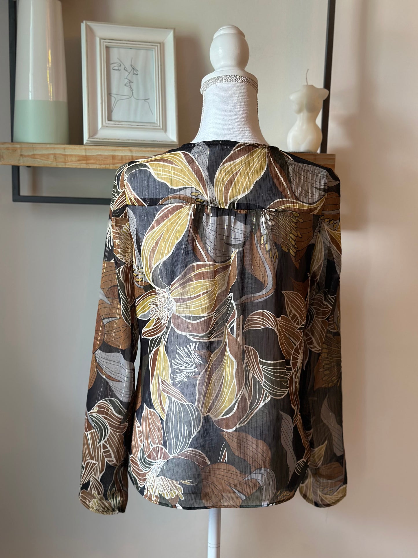Blouse imprimé floral T.36