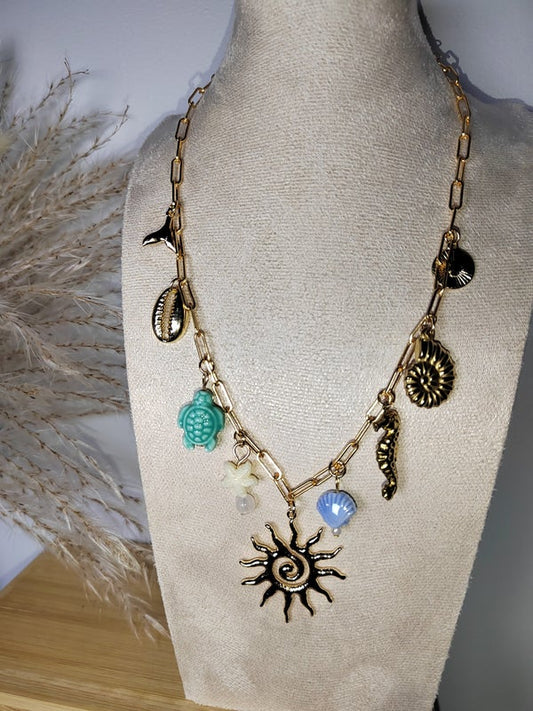 Colirr doré en acier inoxydable