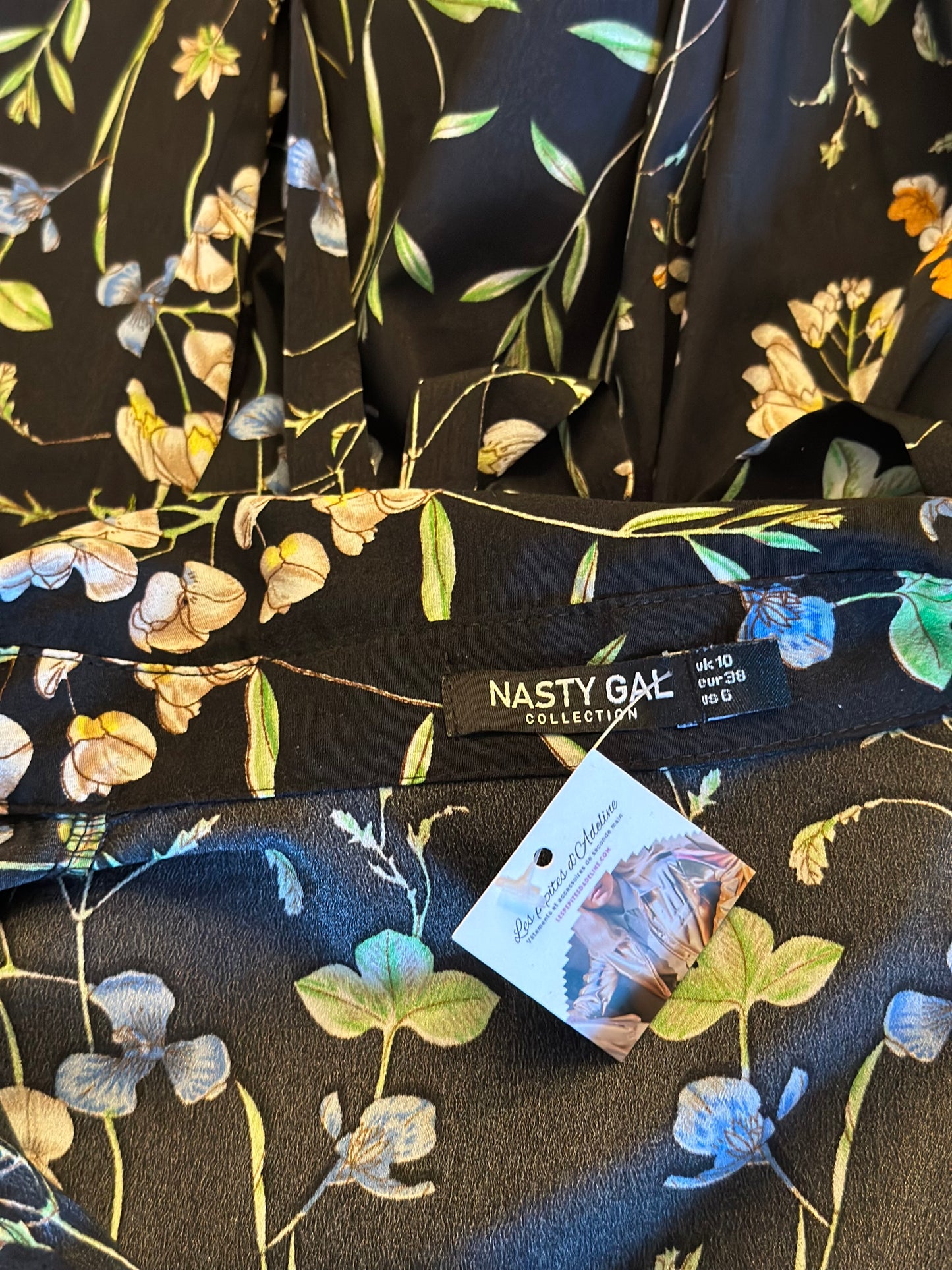 Robe longue fleurie T.38