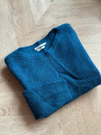 Pull maille duveteuse alpaga & cachemire T.36