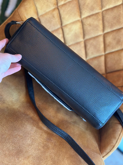 Sac bandoulière en cuir zèbre – Made in Italy