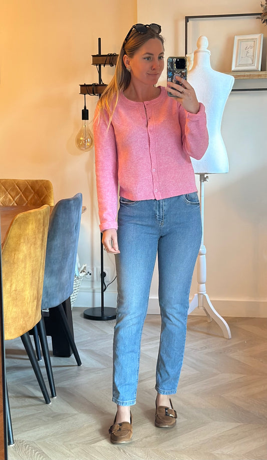 Jean droit denim bleu clair Marcel T.34