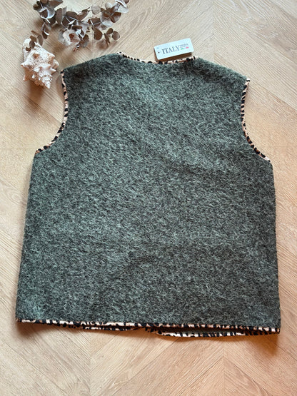 Gilet sans manches léopard modele au choix neuf - T.U