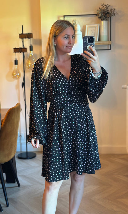 Robe fluide imprimé fleurs T.42