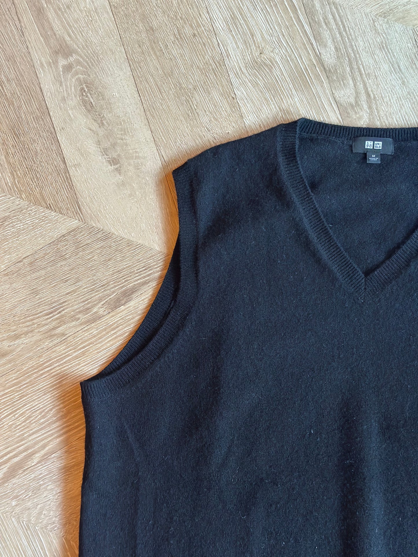 Pull sans manches cachemire 100% cachemire T.38