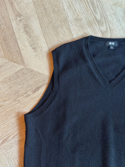 Pull sans manches cachemire 100% cachemire T.38