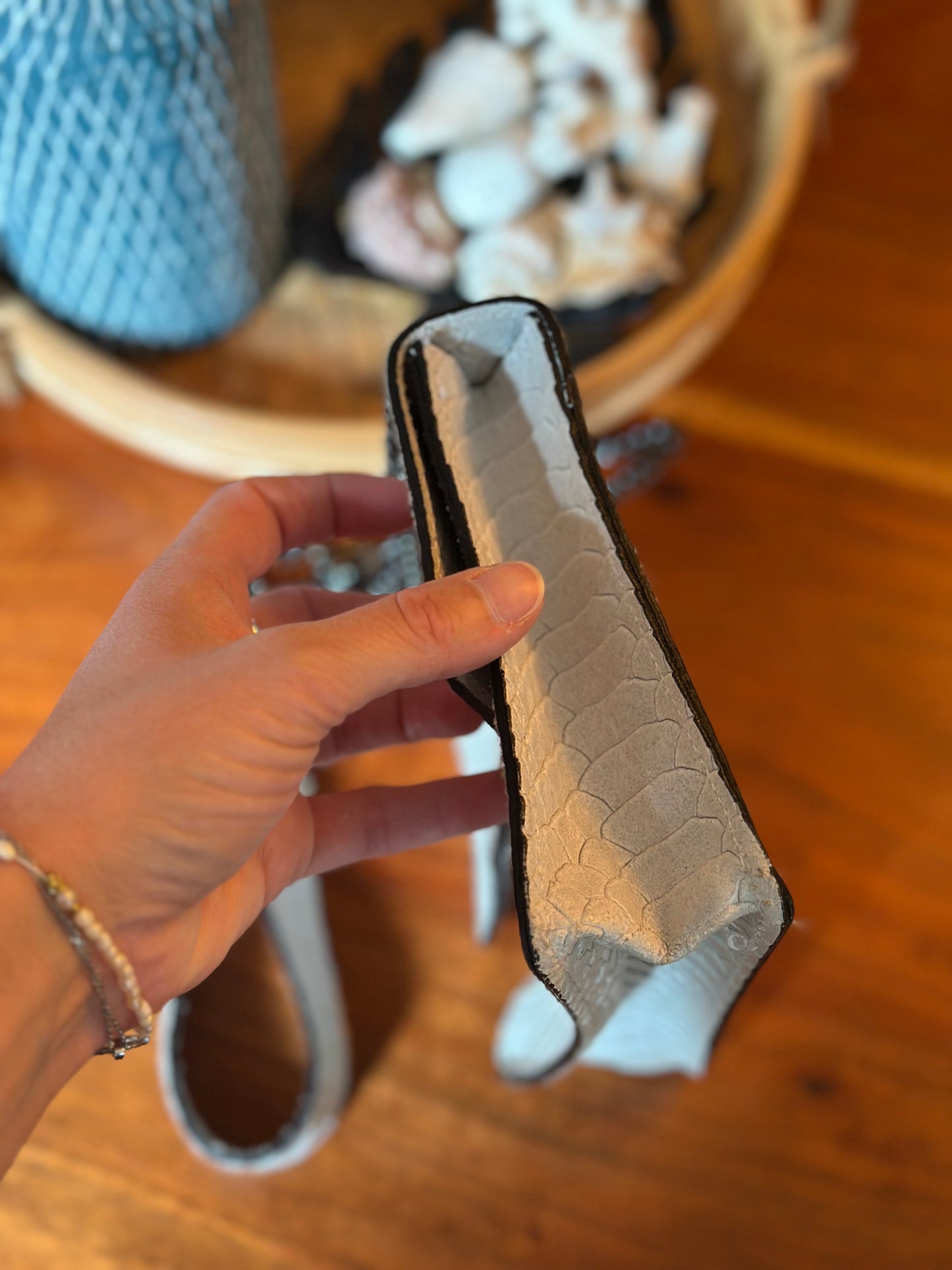 Sac à bandoulière en cuir blanc en cuir fabriqué en Italie