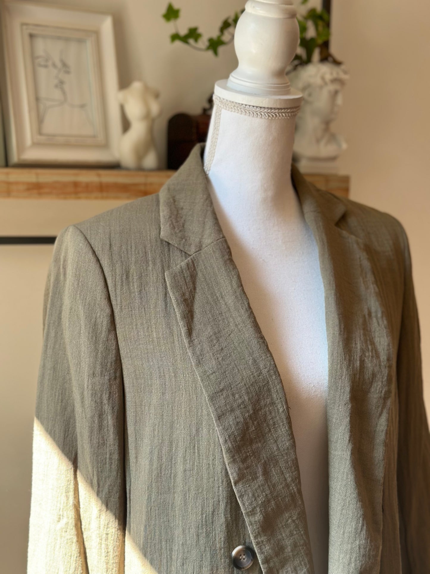 Blazer vert kaki H&M – Taille 40