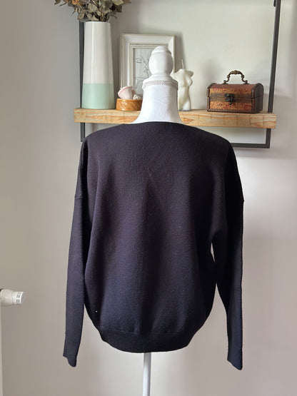 Pull Suncoo imprimé colorée modèle Pasco rose Icone oversize T.40