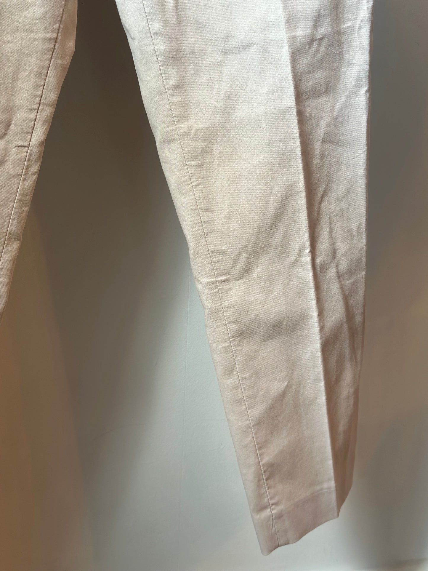 Pantalon beige droit coton T.44