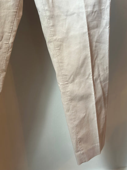 Pantalon beige droit coton T.44