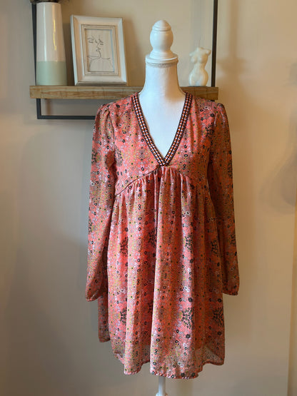 Robe fluide à fleurs T.34