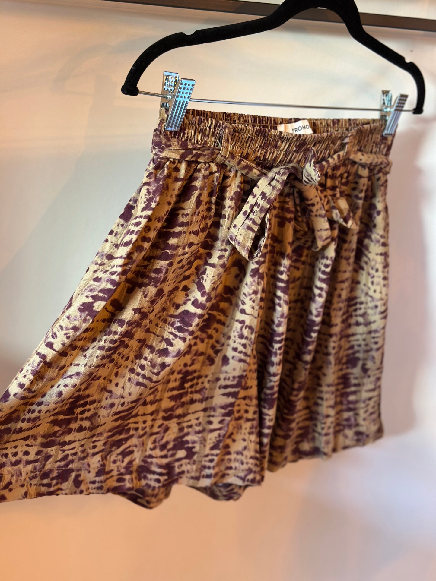 Short fluide tie and dye T.36