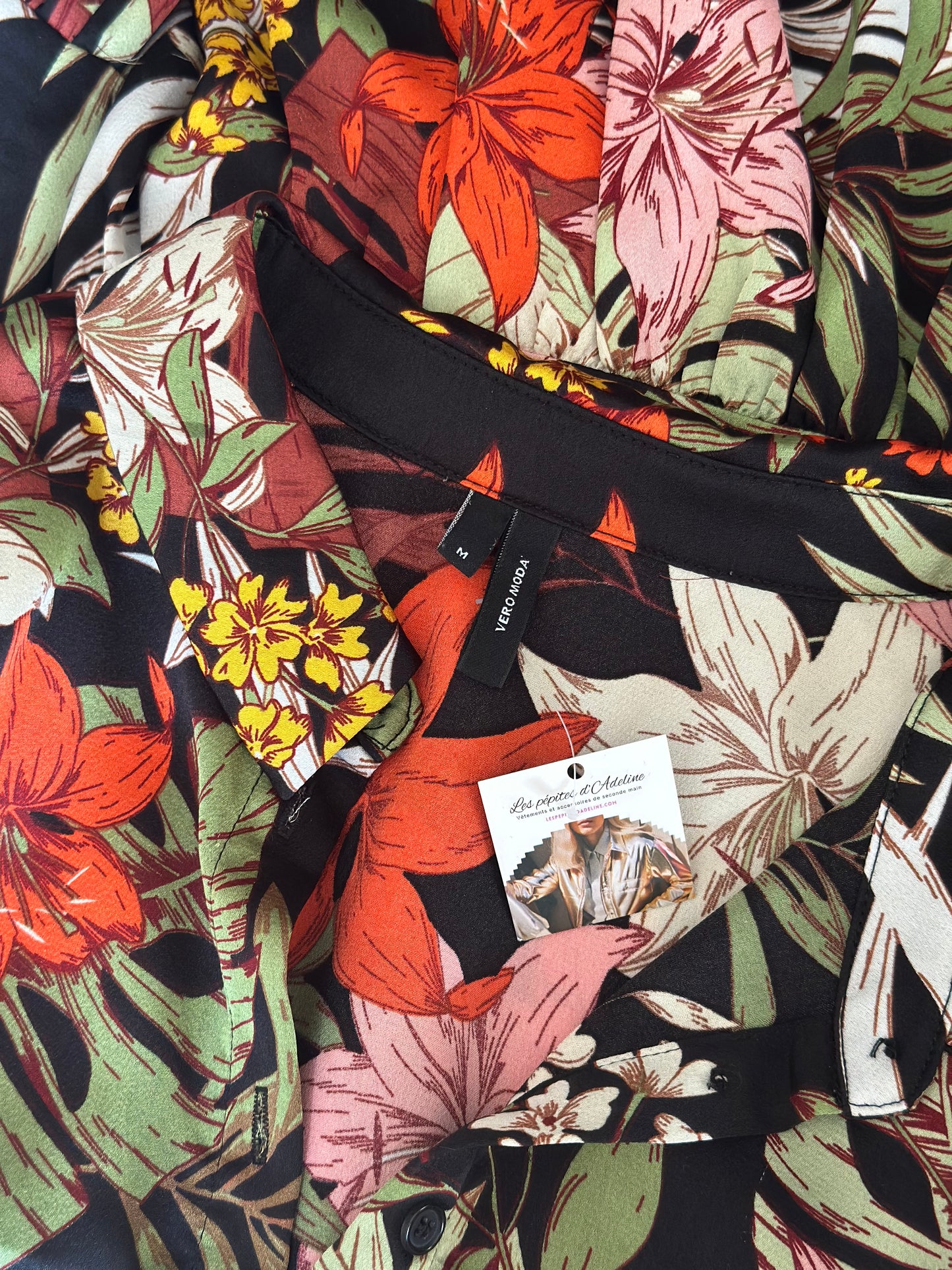 Robe fleurie fluide T.38