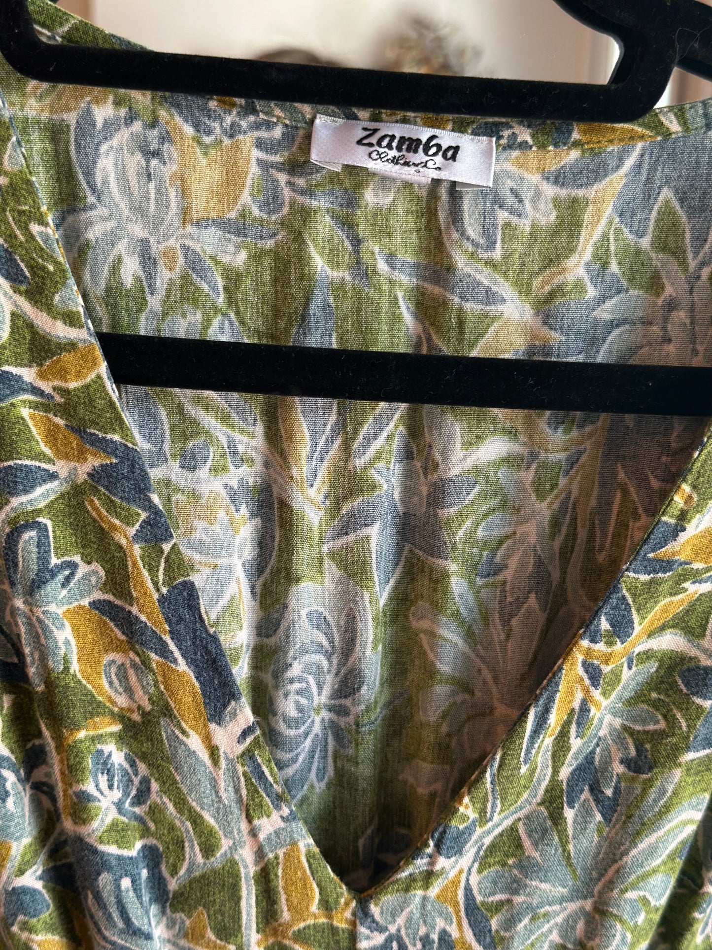 Robe longue Zamba imprimé floral T.40