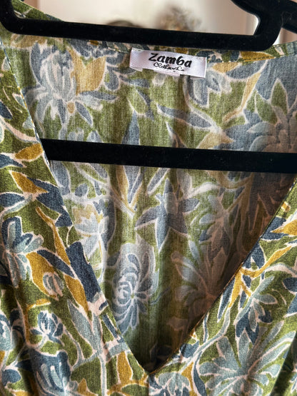 Robe longue Zamba imprimé floral T.40
