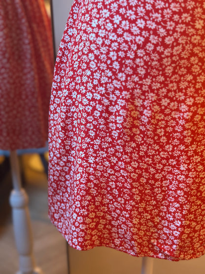 Robe courte à imprimé floral coloré T.36