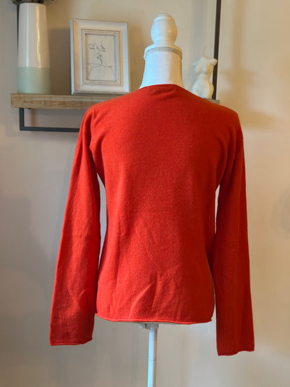 Pull col V 100 % cachemire T.38
