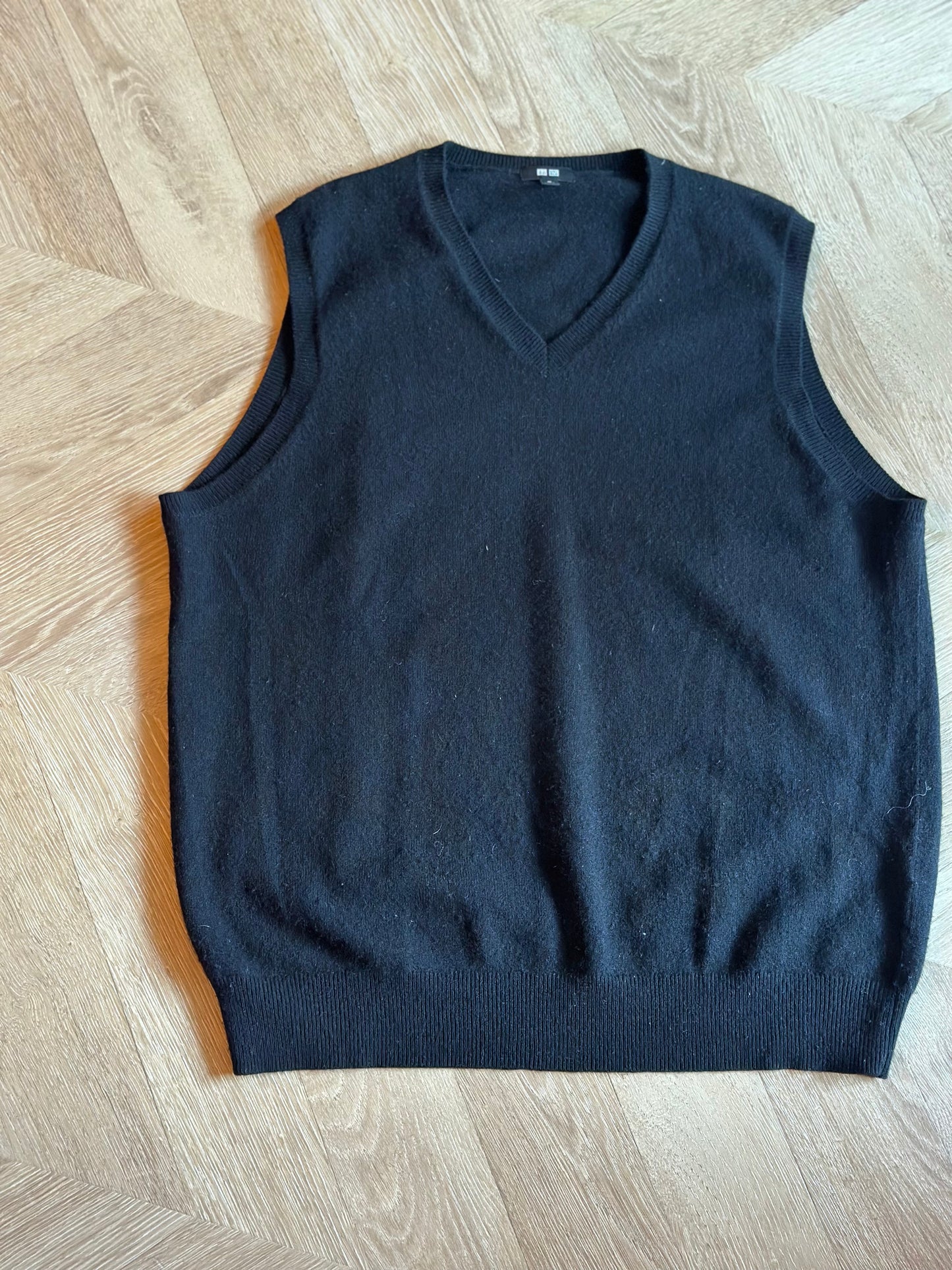 Pull sans manches cachemire 100% cachemire T.38