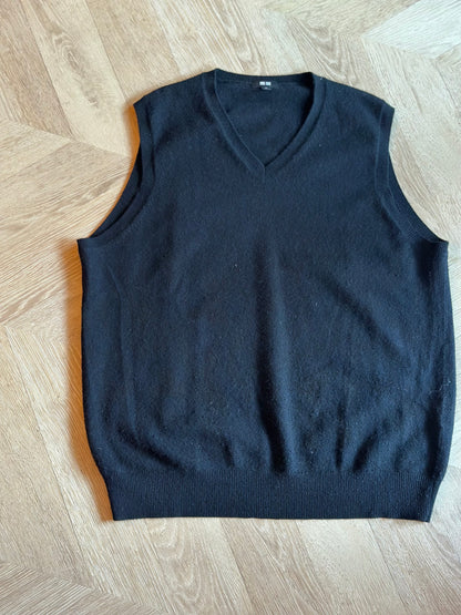 Pull sans manches cachemire 100% cachemire T.38