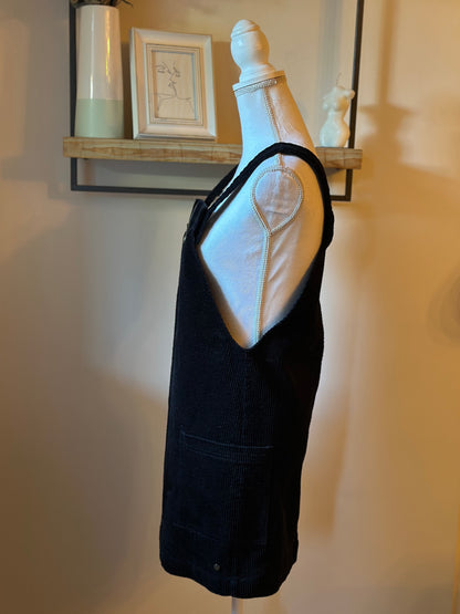 Robe salopette velours noir T.34