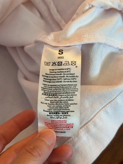 Veste saharienne en jean rose poudré IKKS T.36