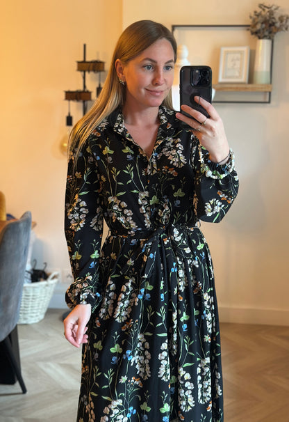 Robe longue fleurie T.38