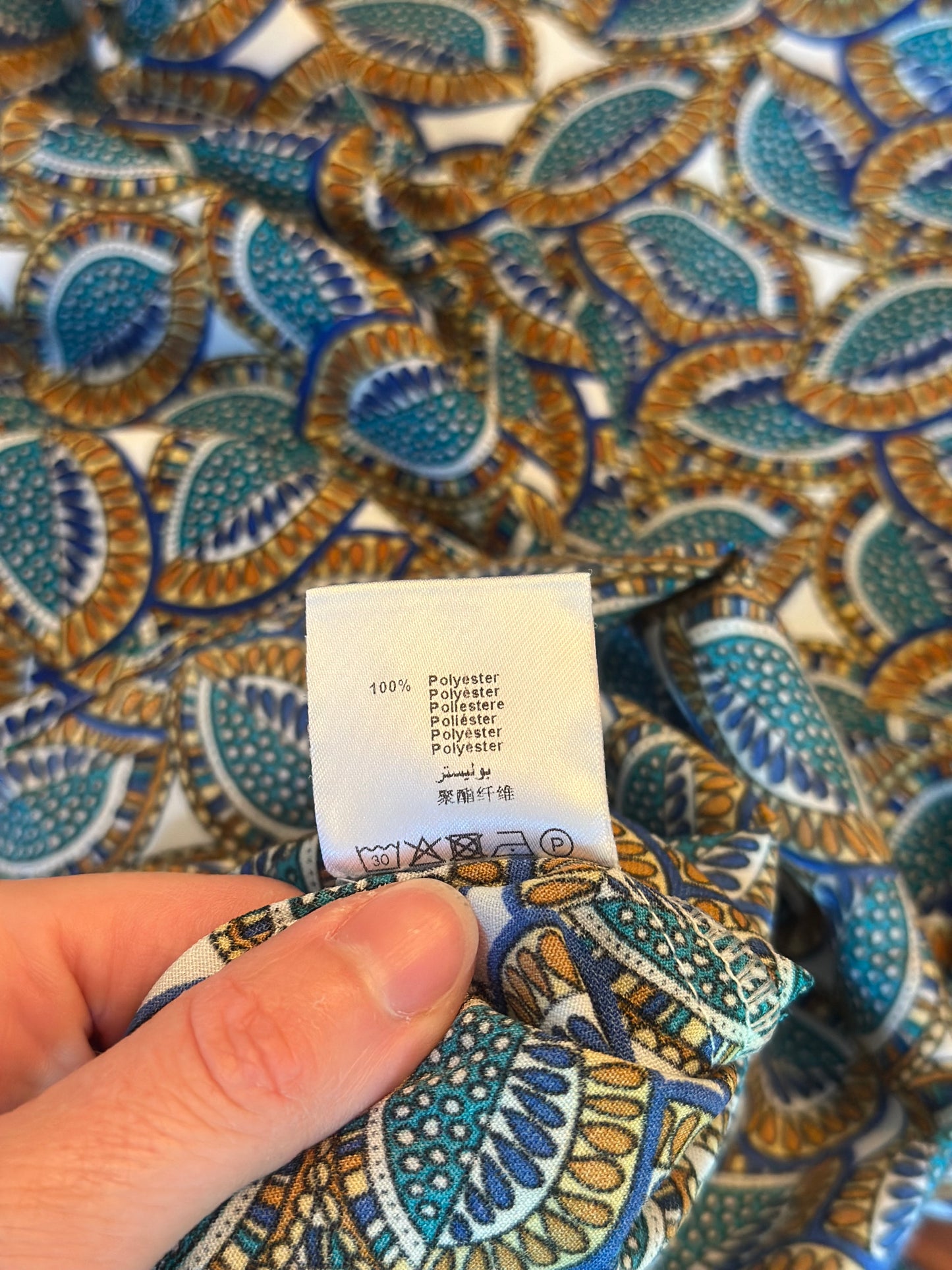 Blouse imprimé graphique T.36